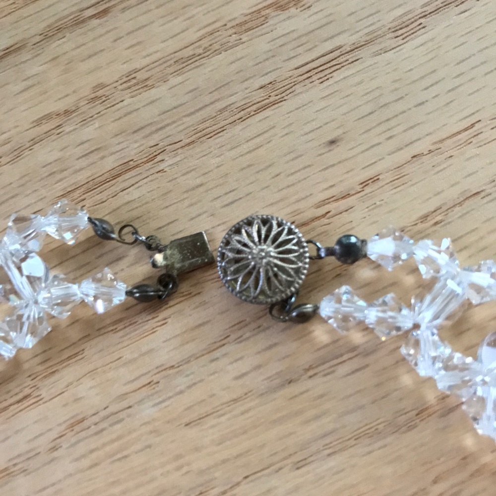 Handmade by me: Woven  Swarovski necklace. - Picture 5 of 7